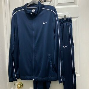 Nike Dri-Fit Tracksuit jacket joggers Sweat suit shirt pants Warmup jogging